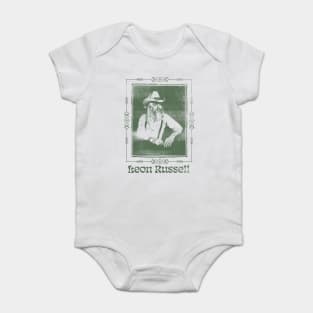 Leon Russell /// Vintage Aesthetic Fan Art Design Baby Bodysuit